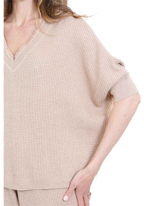 PONCHO NOT SHY | Maglie | LEAH-NF3B002COC002BEIGE